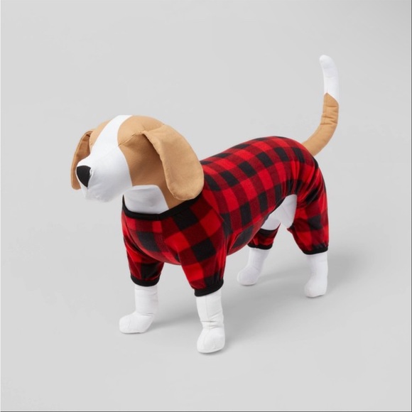 Nwt Buffalo plaid dog pjs - Picture 3 of 3